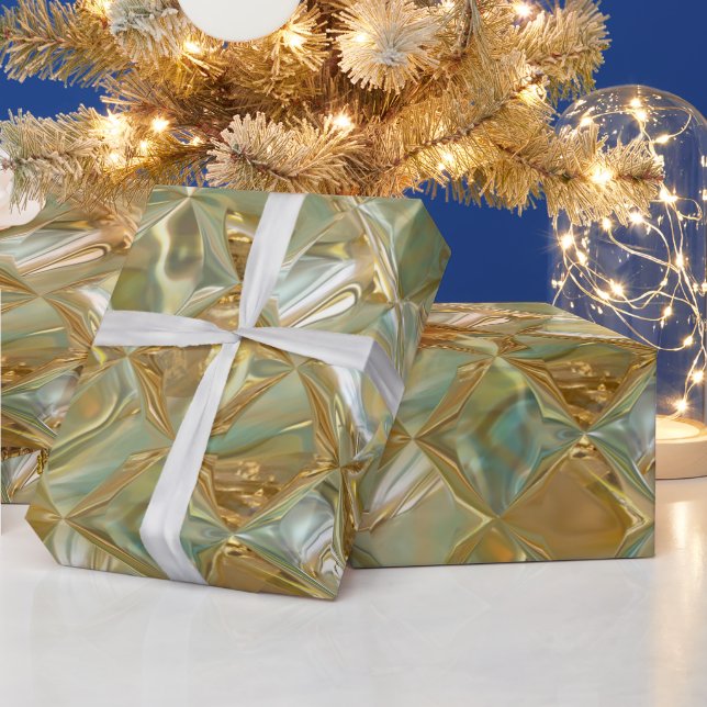 Antoinsteed Modern Elegant Chic Wrapping Paper (Holidays)