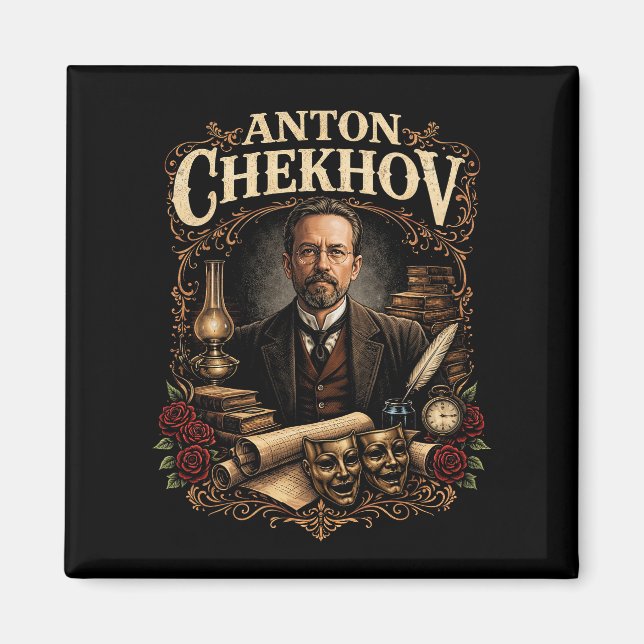 Anton Chekhov Magnet (Front)