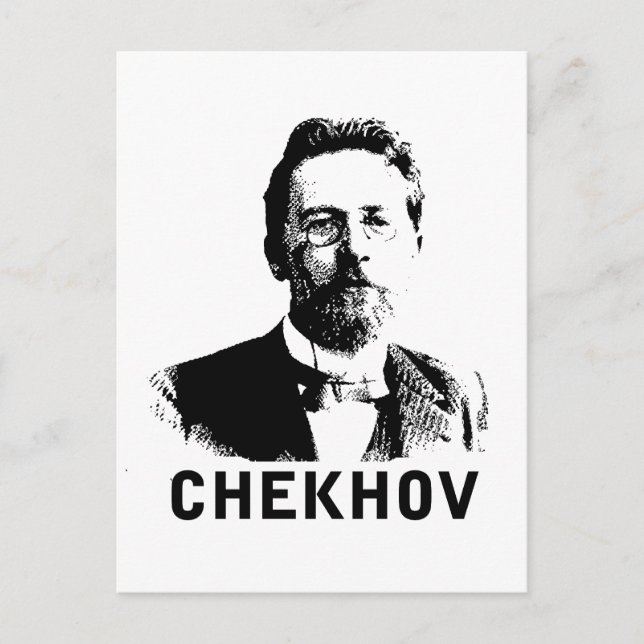 Anton Chekhov Postcard (Front)
