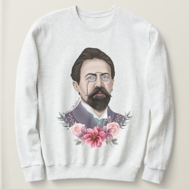 Anton Chekhov T-Shirt Sweatshirt (Design Front)