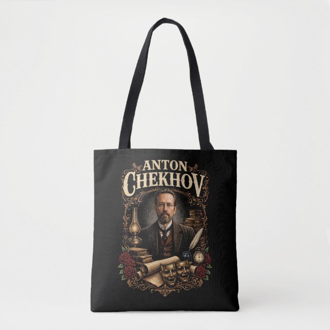 Anton Chekhov Tote Bag (Front)