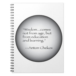 Anton Chekov Quote Notebook
