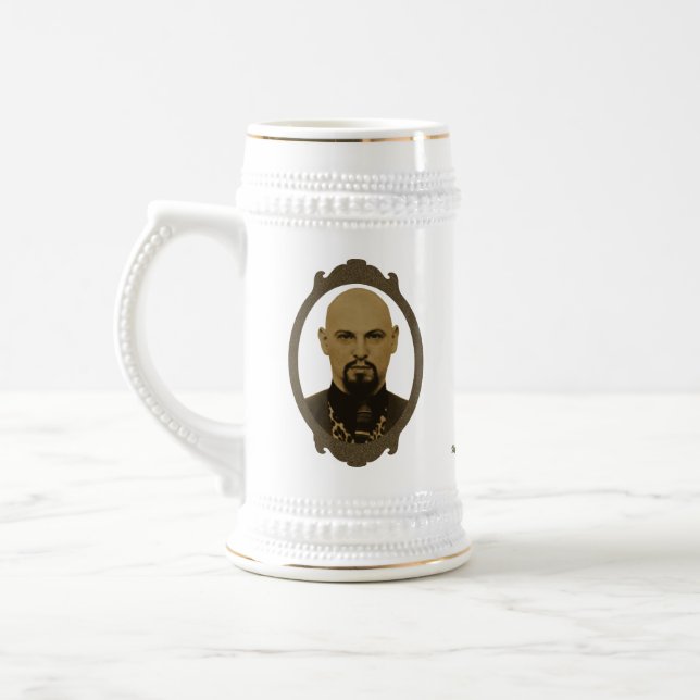 Anton LaVey Memorial Beer Stein (Left)