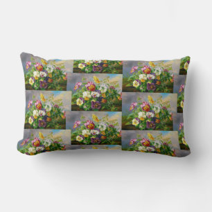 Anton Mollis Vintage Pansy Lumbar Cushion