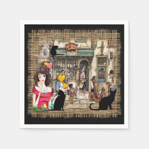 Anton Pieck - Chemist shop Napkin