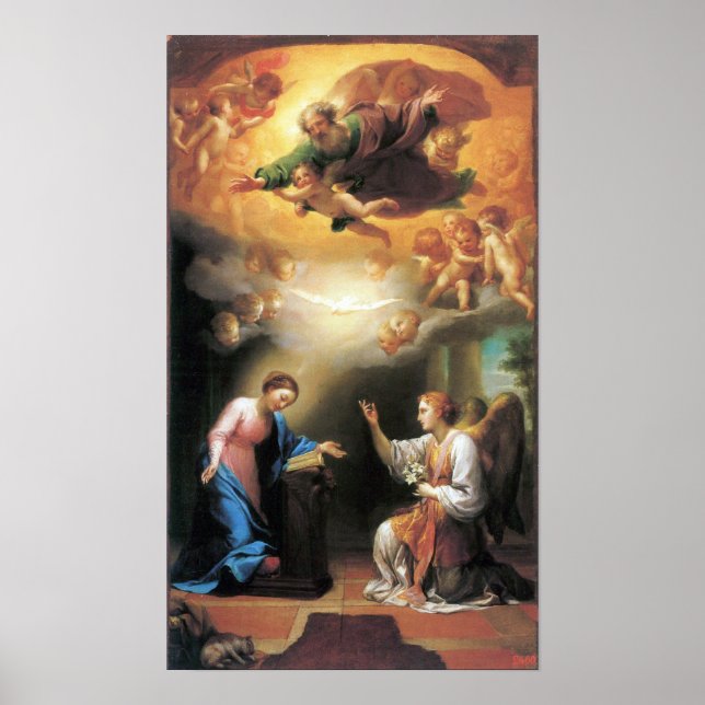 Anton Raphael Mengs - Annunciation Poster (Front)