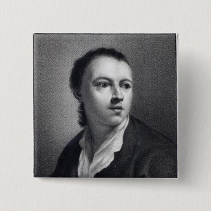 Anton Raphael Mengs, engraved by Nicolaus Mosman 15 Cm Square Badge