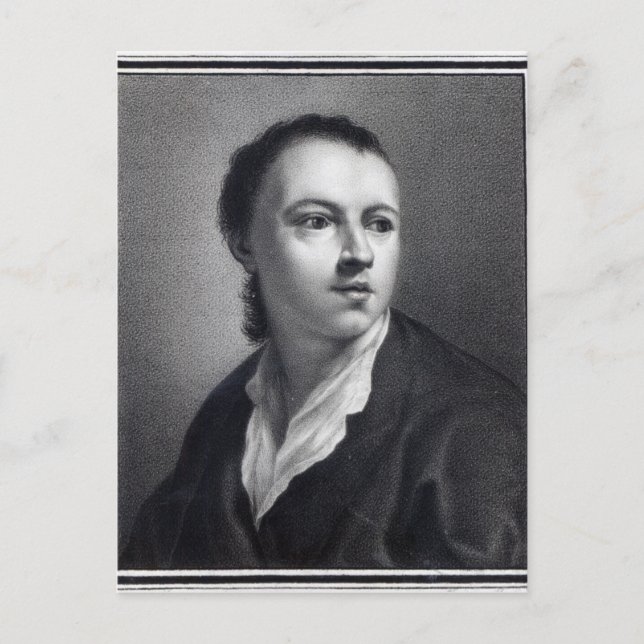 Anton Raphael Mengs, engraved by Nicolaus Mosman Postcard (Front)