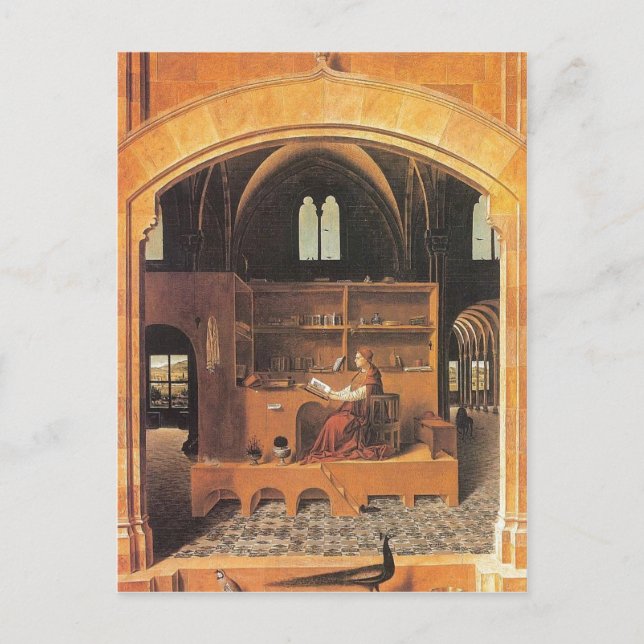 Antonello da Messina - St Jerome in his Study (145 Postcard (Front)