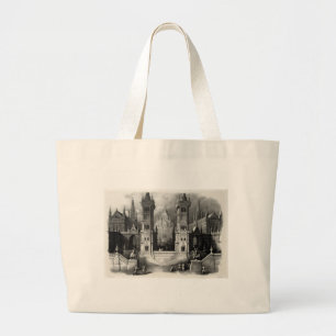 Antonio Basoli's Alphabeto Pittorico: Letter U Large Tote Bag