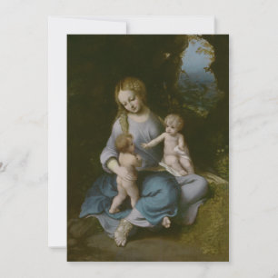 Antonio da Correggio - Madonna and Child with the  Invitation
