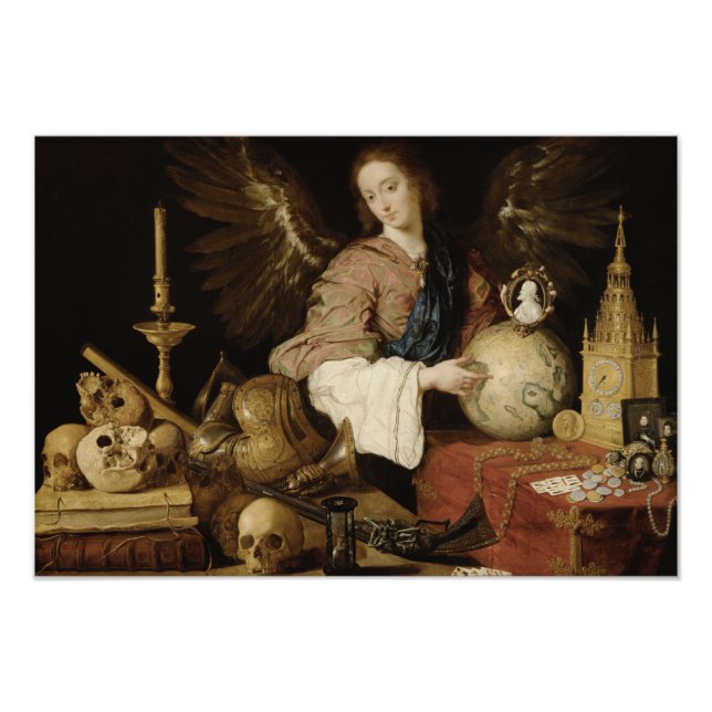 Antonio de Pereda - Allegory of Vanity Photo Print (Front)