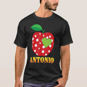 Antonio Love School Back To School Boy Kid Student T-Shirt