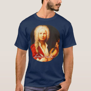 Antonio Lucio Vivaldi Composer Portrait T-Shirt
