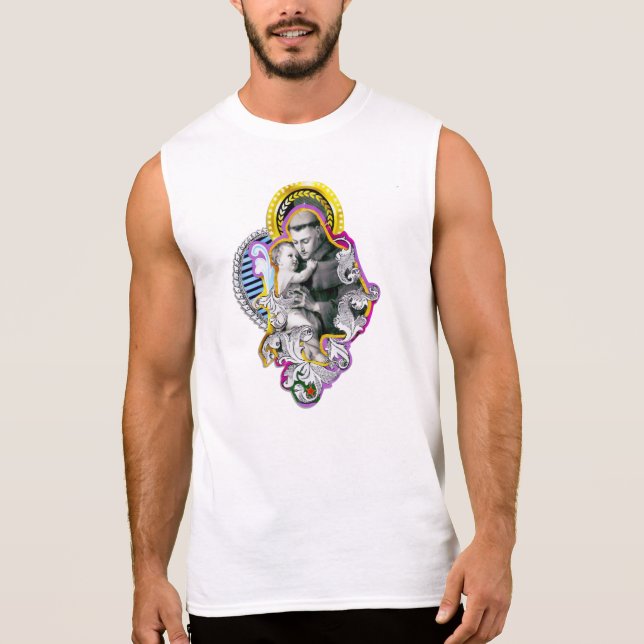 Antonio saint (Anthony of Padua) Sleeveless Shirt (Front)
