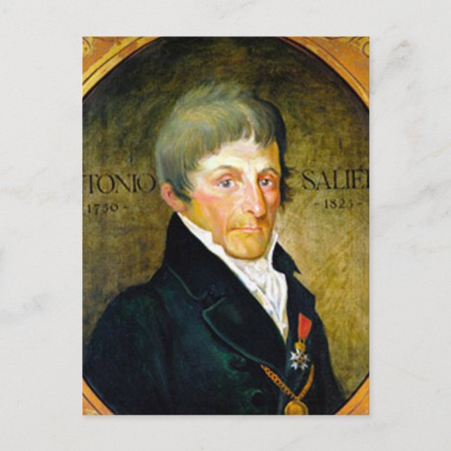 ANTONIO SALIERI - opera composer Postcard (Front)