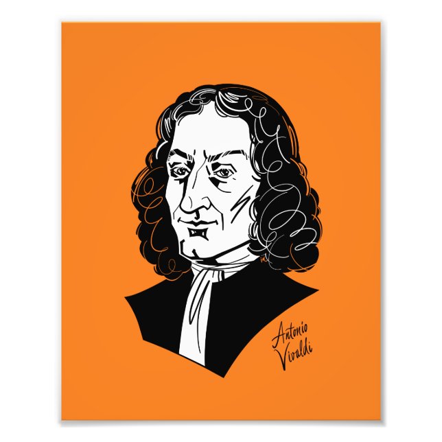Antonio Vivaldi Photo Print (Front)