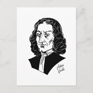 Antonio Vivaldi Postcard