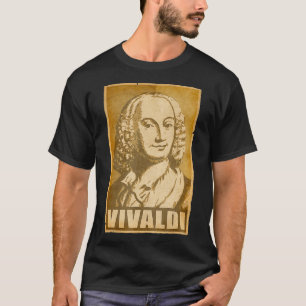 Antonio Vivaldi Vintage Torn Poster  T-Shirt