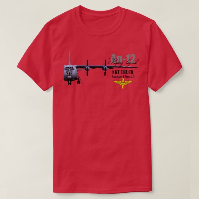 Antonov 12 4 T-Shirt (Design Front)