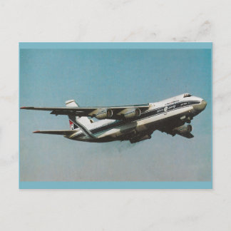 Antonov An-124 Ruslan Cargo Aircraft Vintage Aviat Postcard