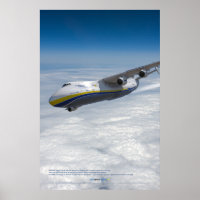 Antonov An-225 Mriya: 3D Aviation Art Print Poster