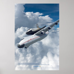 Antonov An-225 Mriya & Buran Shuttle Poster
