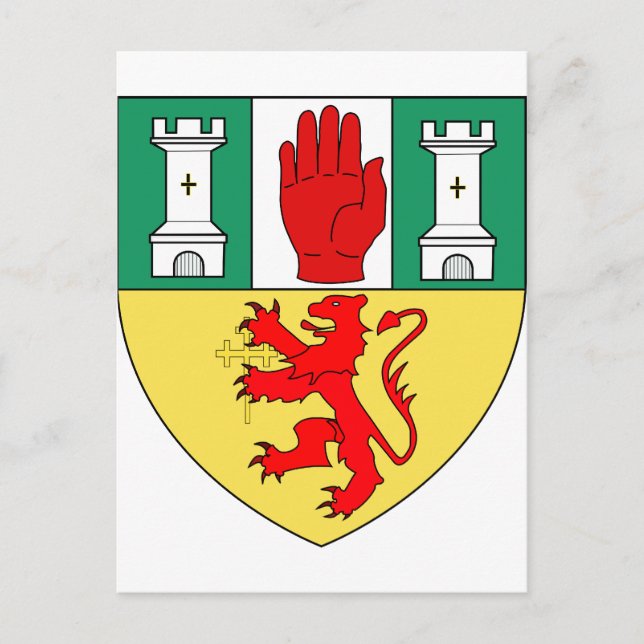 Antrim arms, Ireland Postcard (Front)