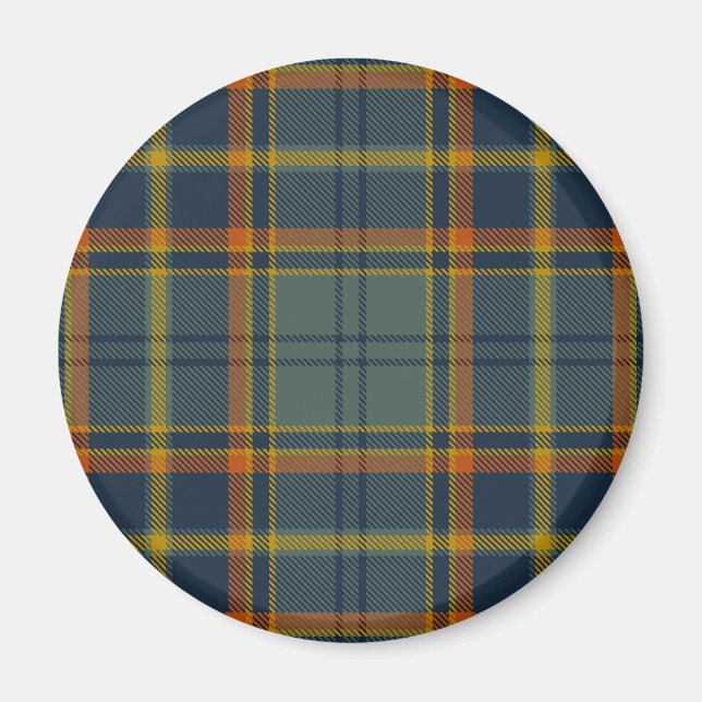 Antrim County Irish Tartan Magnet (Front)