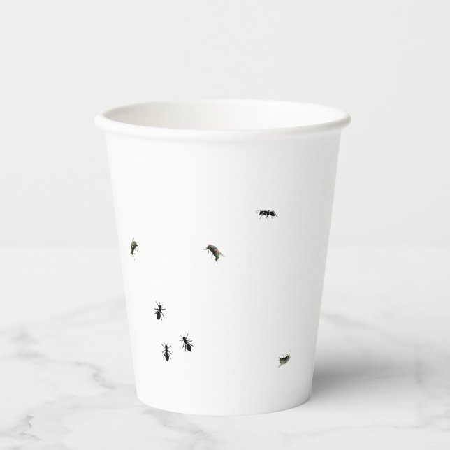 Ants And Flies Paper Cups (Front)