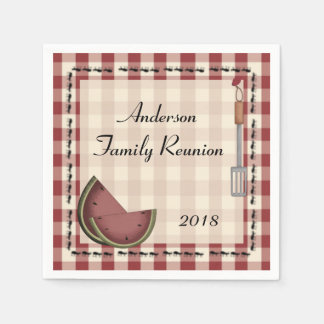 Ants and Watermelon Picnic Napkins