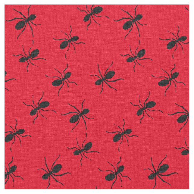 Ants Bugs Insects Fabric (Close Up)