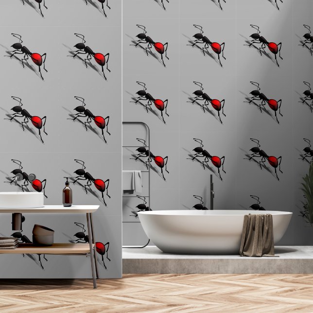 Ants Custom Colour Funny Wallpaper (Bathroom)