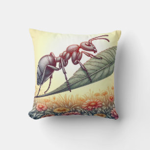  Ants in Wonderland Pillow