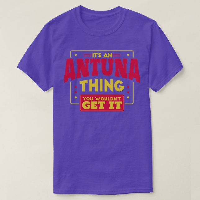 Antuna T-Shirt (Design Front)