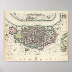 Antwerp Antwerpen Anvers Poster