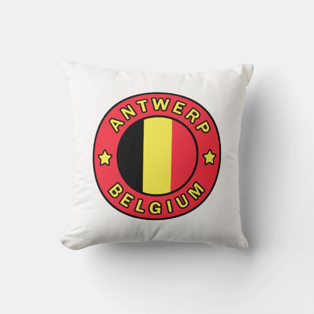 Antwerp Belgium Cushion (Front)