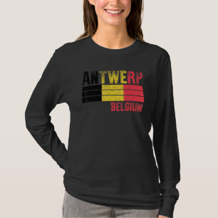 Antwerp Belgium Flag Belgians Mens Womens Kids T-Shirt