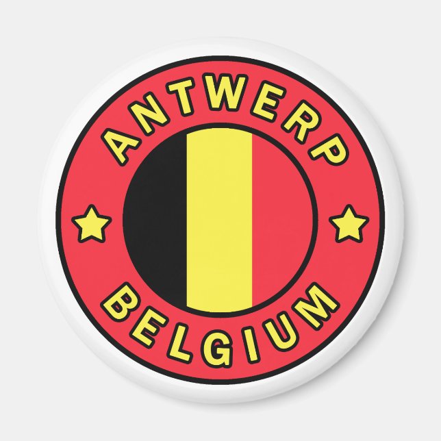 Antwerp Belgium Magnet (Front)
