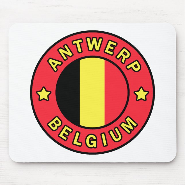 Antwerp Belgium Mouse Pad (Front)