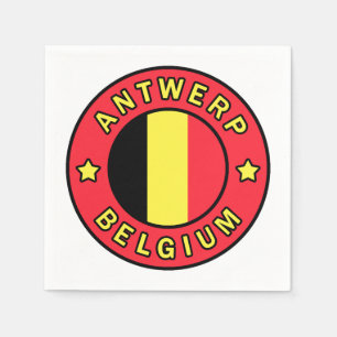 Antwerp Belgium Napkin