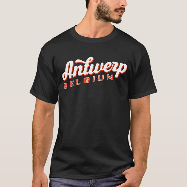 Antwerp Belgium T-Shirt (Front)