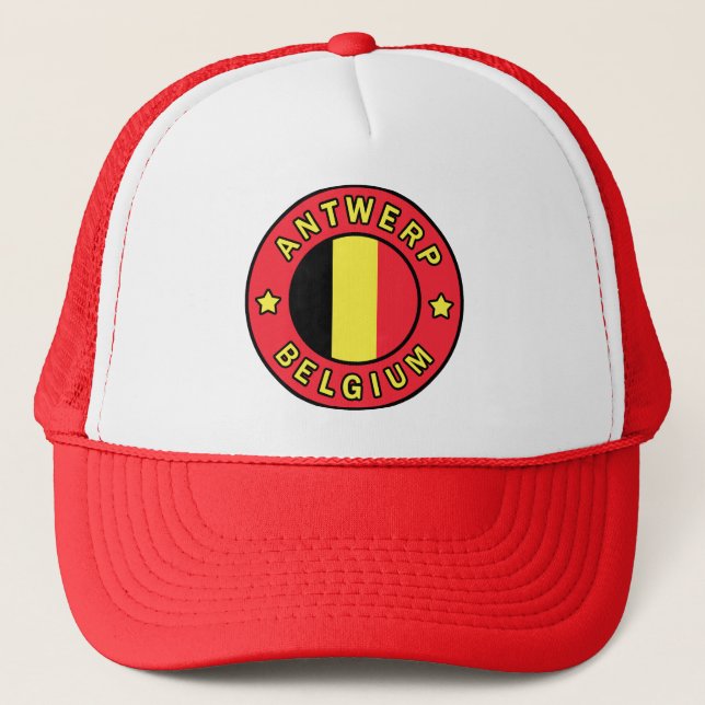Antwerp Belgium Trucker Hat (Front)