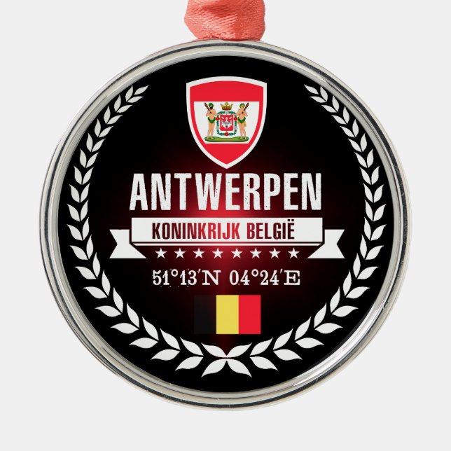 Antwerp Metal Tree Decoration (Front)