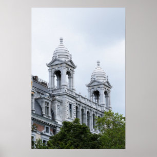 Antwerp railway station, Belgium Poster