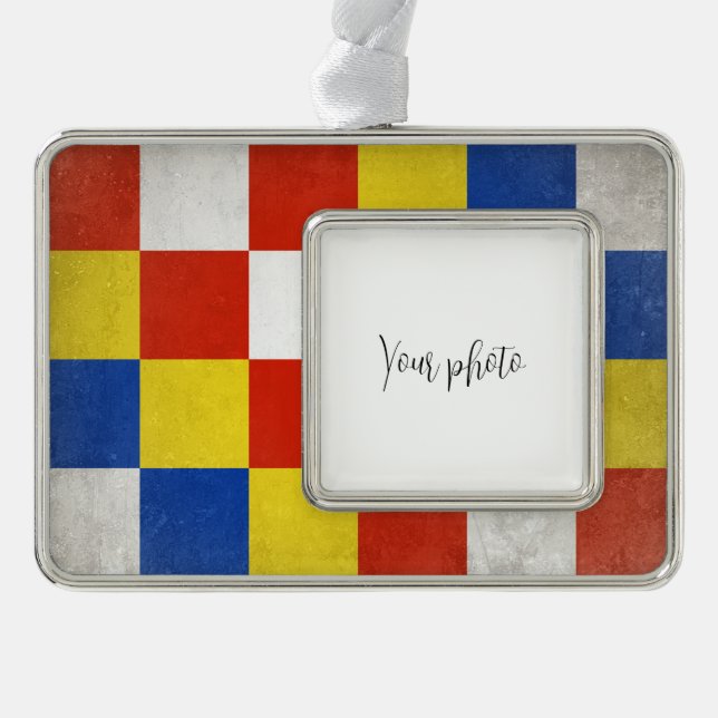 Antwerp Silver Plated Framed Ornament (Front)