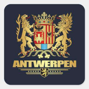 Antwerpen Square Sticker