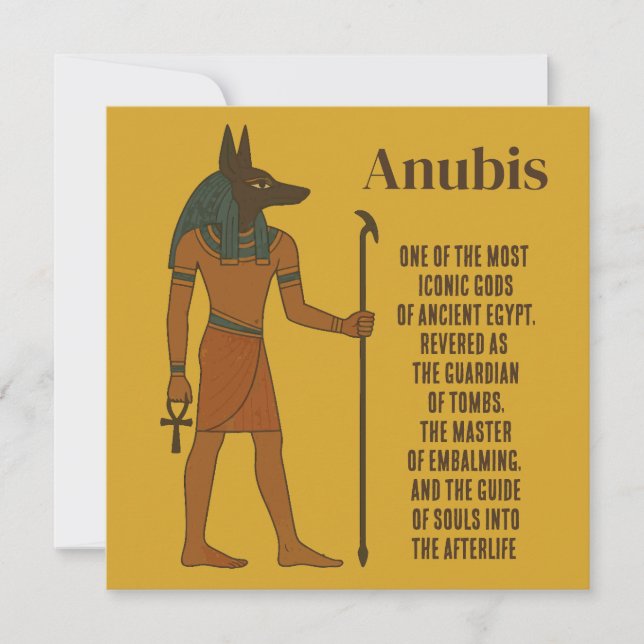 Anubis - Ancient Egyptian History (Front)