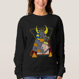 Anubis Art Anubis And Bastet Anubis Jackal Anubis Sweatshirt