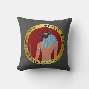 Anubis, Egyptian God Cushion